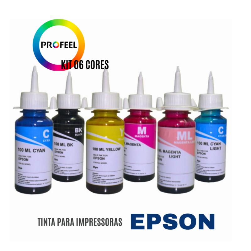 Kit Tinta Epson 06 cores Inktec Profeel