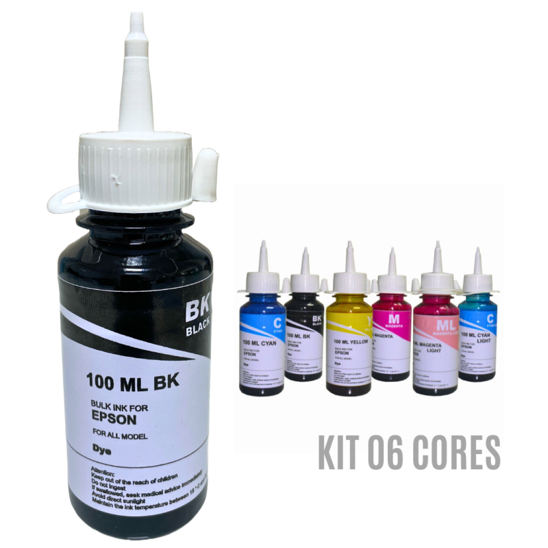 Kit Tinta Epson 06 cores Inktec Profeel - Image 7