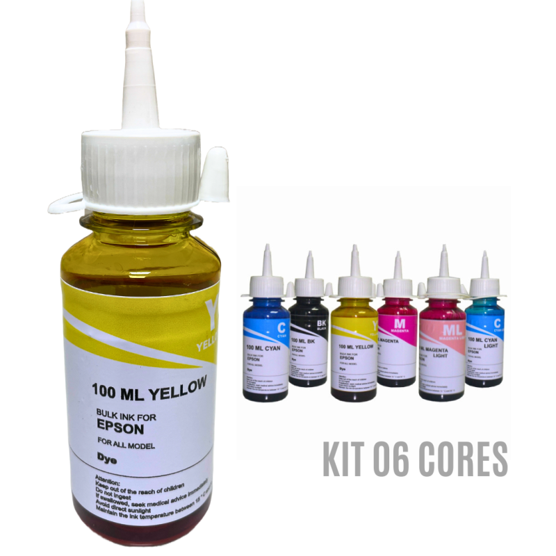Kit Tinta Epson 06 cores Inktec Profeel - Image 5