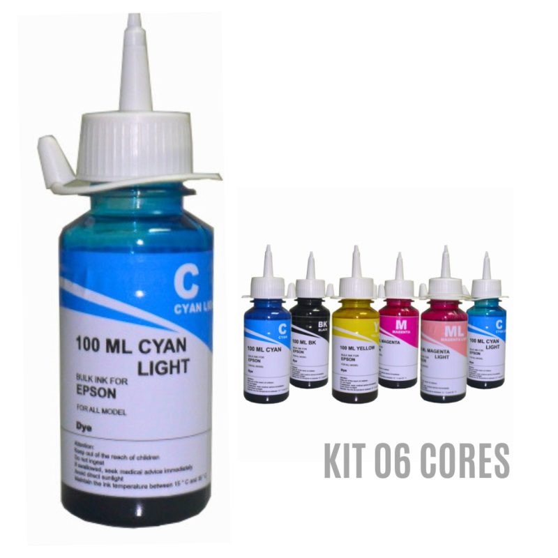 Kit Tinta Epson 06 cores Inktec Profeel - Image 2
