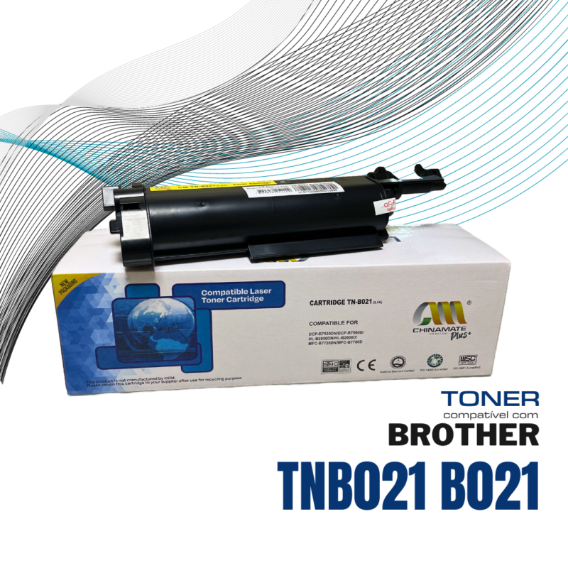 Toner Brother TN-B021 Compatível | DCP-B7520 DCP-B7535