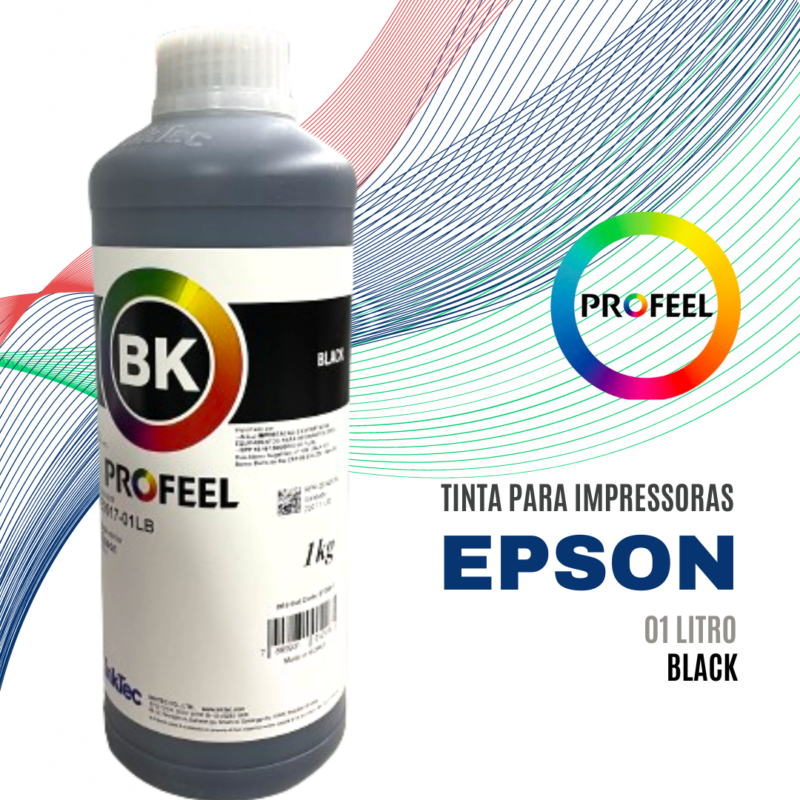 Tinta Para Epson | InkTec Profeel E0017 Black | 01 litro