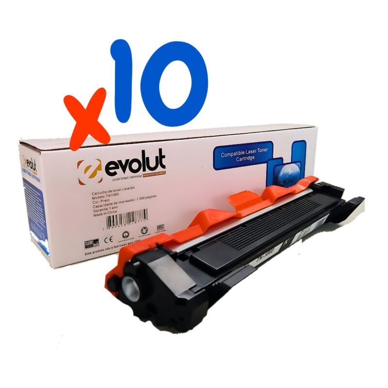 Kit 10 Toner TN1060 Compatível Brother