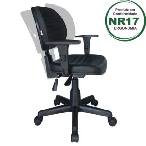 Cadeira Executiva Back System Costurada